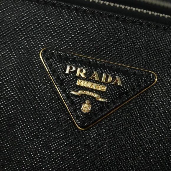 Prada Galleria Black Leather Handbag (Pre-Owned) - Picture 11 of 16